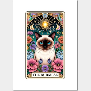 Burmese Cat Tarot Card Posters and Art